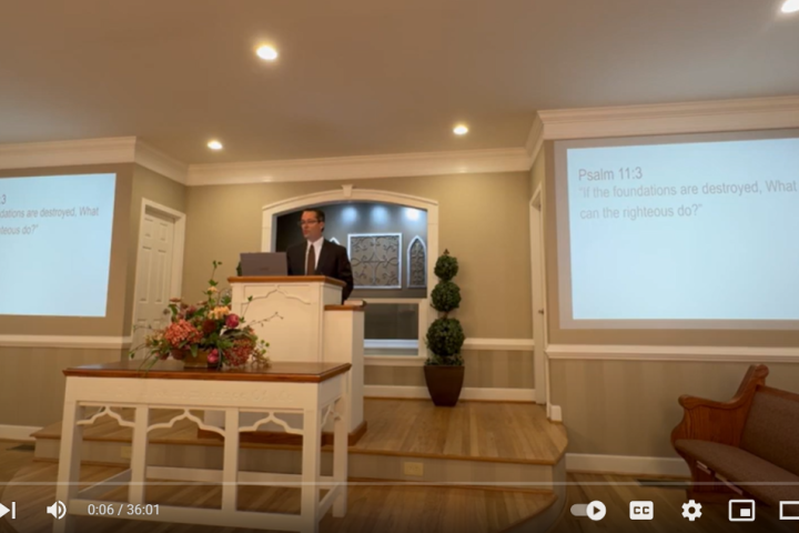 Brett Hickey preaches on the topic of Is God Real?