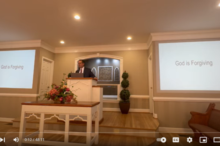 Brett Hickey preaches on the concept that God is Forgiving