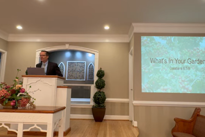 Brett Hickey preaches on a topic which answers the question: What's in Your Garden?